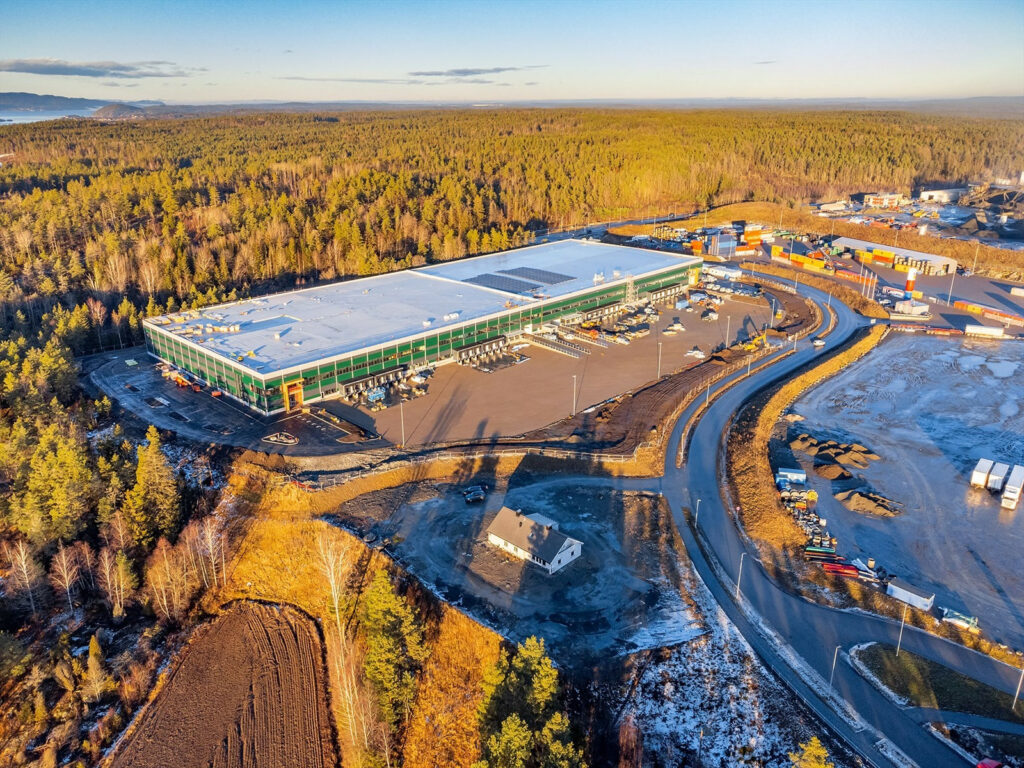JAS Worldwide Norway sitt nye lager er nærmeste nabo